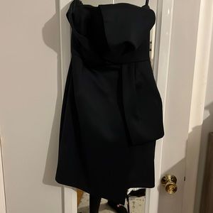 ASOS navy blue dress